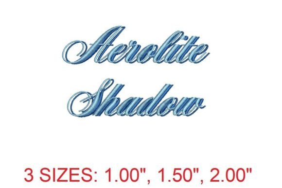 Aerolite Shadow Font: A Craft Fair Review
