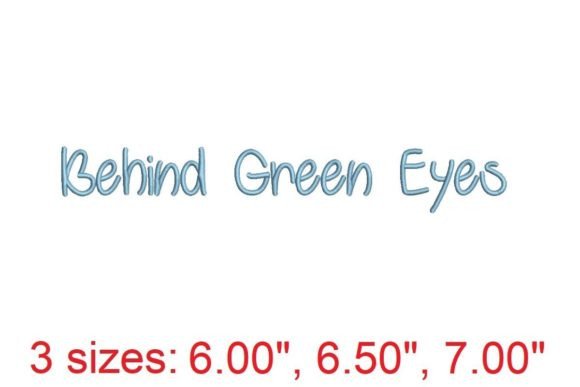 Behind Green Eyes: An Embroidery Designer's Verdict