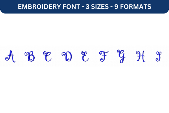 Lettres Douces Font Upper A to I: A Designer's Review