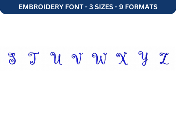 Lettres Douces Font Upper S to Z Review for Apparel