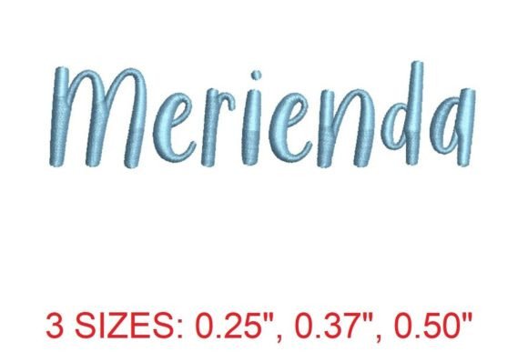 Merienda Embroidery Font Review for Real Projects