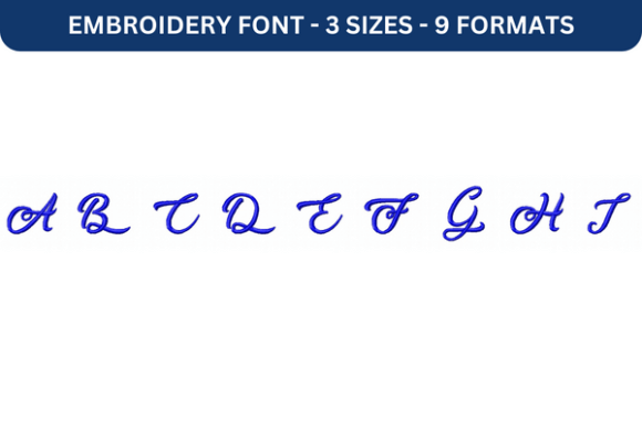 Midnight Bangkok Font Upper a to I: A Seasonal Embroidery Review