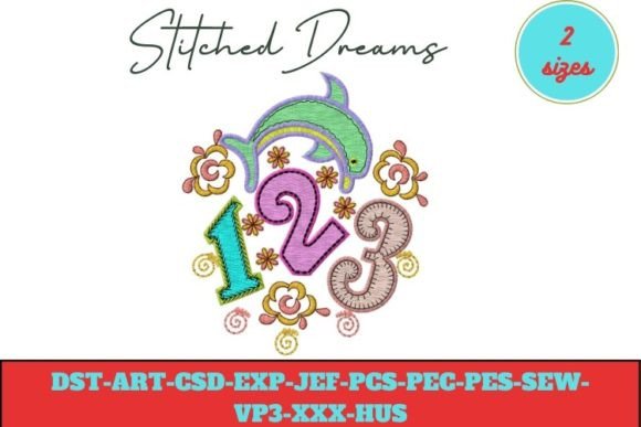 Numbers Dolphin Embroidery Review