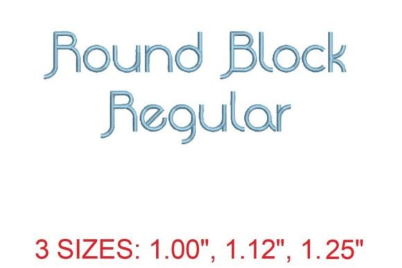 Round Block Regular Font: A Seasonal Embroidery Review