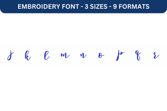 Storybook Font Lower J to R