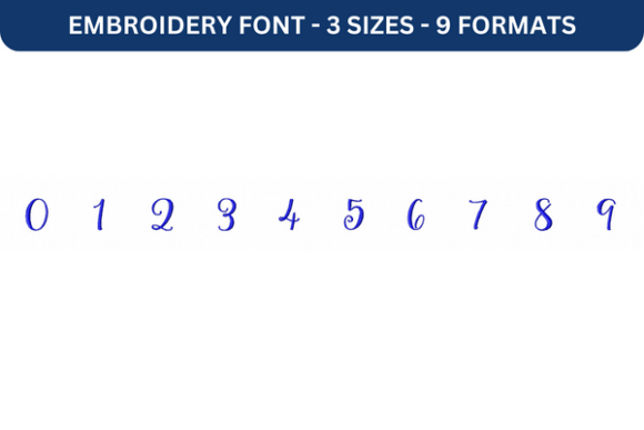 Storybook Font Number 0 to 9